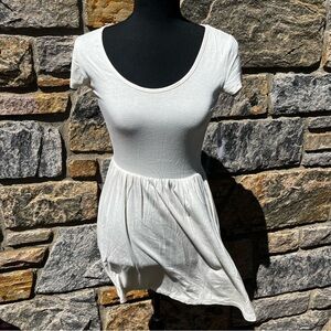 Off white skater dress